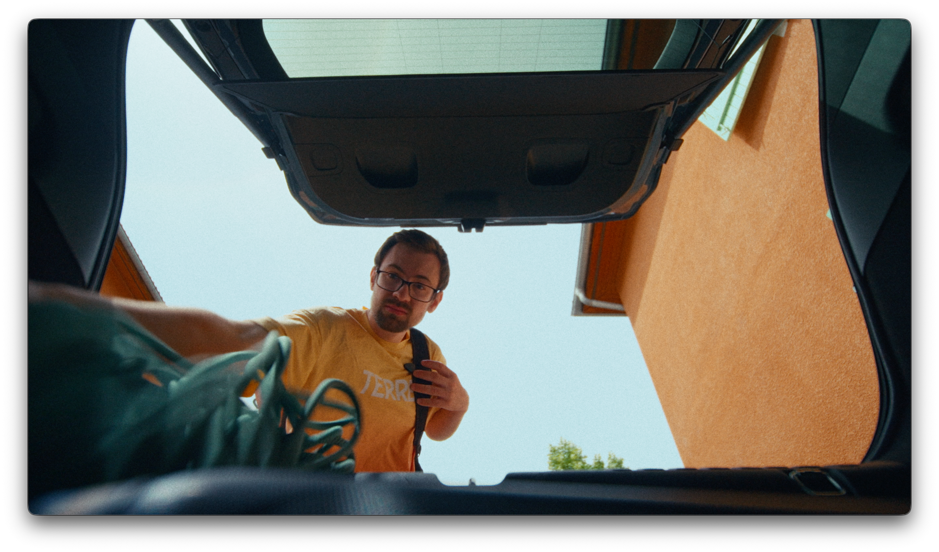 The Puma's MegaBox is an extra help for transporting William's climbing equipment
